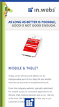 Mobile Screenshot of inwebs.com